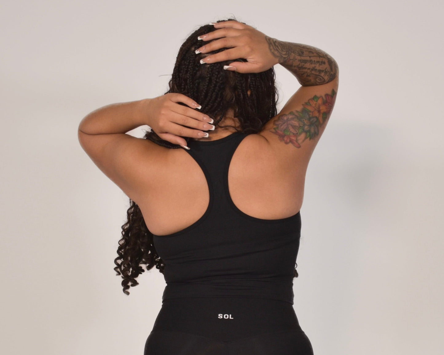 Noir Luxe Tank Top