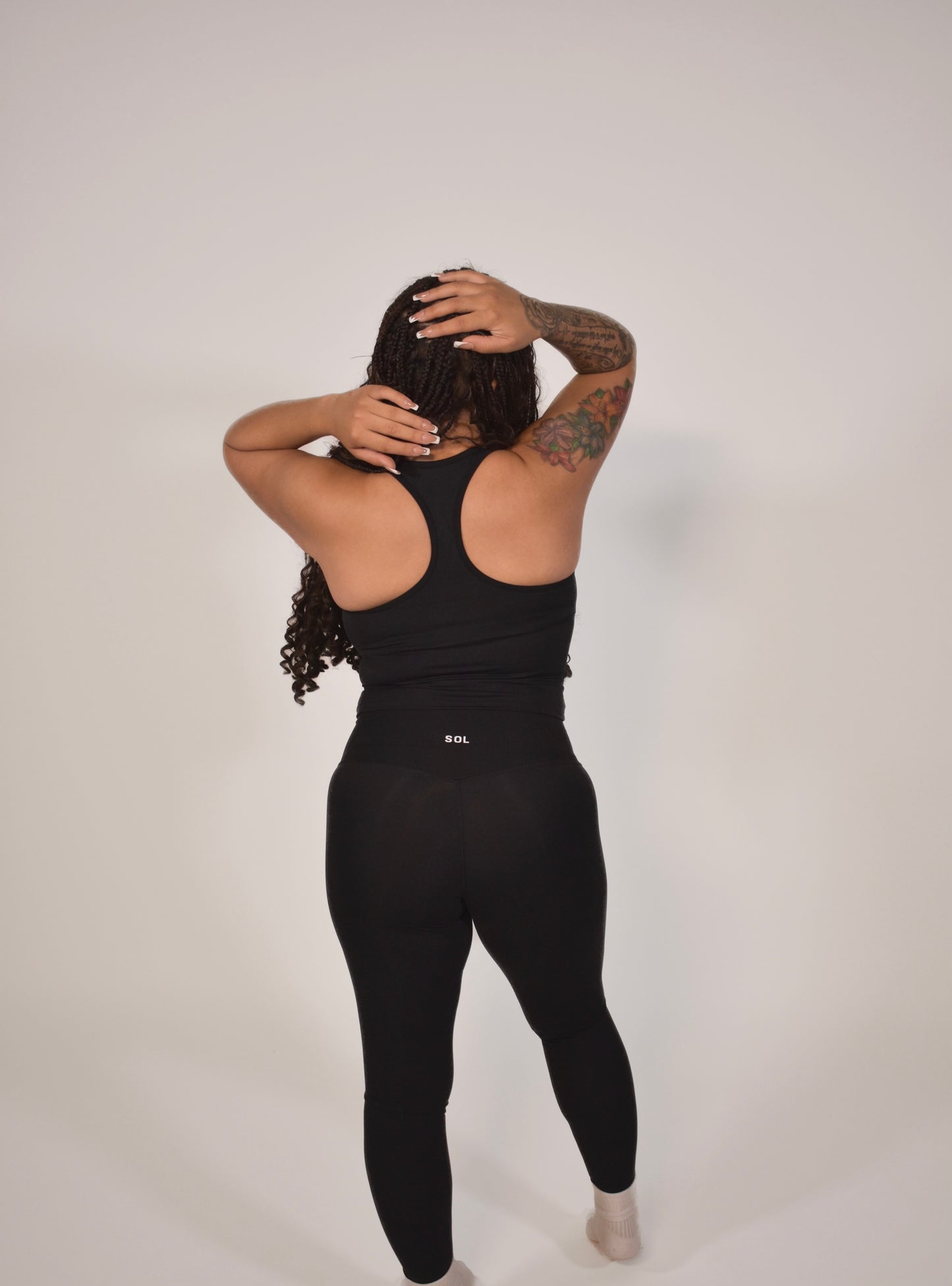 Noir Luxe Sculpt Leggings