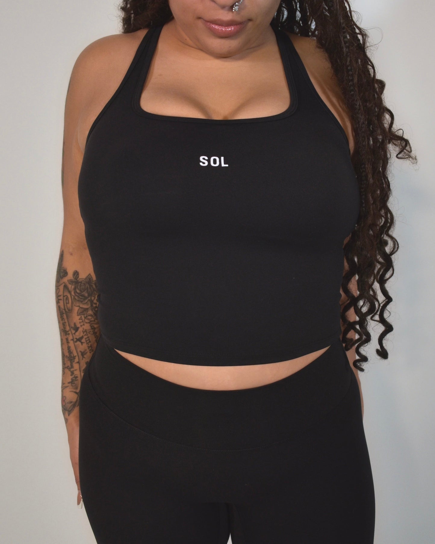 Noir Luxe Tank Top